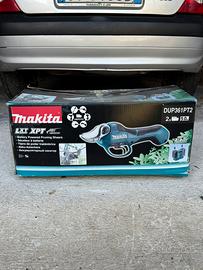 Makita forbici per potatura a batteria con zaino