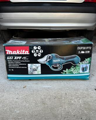 Makita forbici per potatura a batteria con zaino