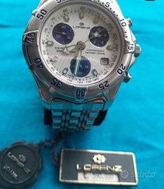 Orologio Lorenz a crono in acciaio