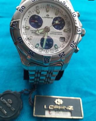 Orologio Lorenz a crono in acciaio