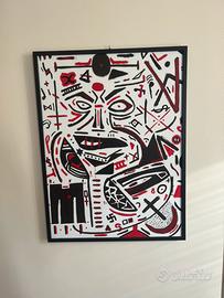 Dipinto - Uomo cosmico –  60x80 (esoterico)
