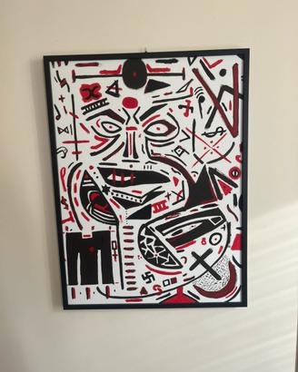 Dipinto - Uomo cosmico –  60x80 (esoterico)