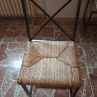 tavolo+4 sedie e tavolino da fumo 