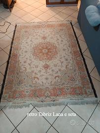 Tappeto persiano Tabriz Lana e seta 