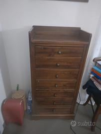  cassettiera in legno  