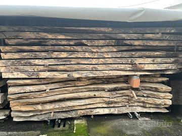 Tavole in legno di castagno