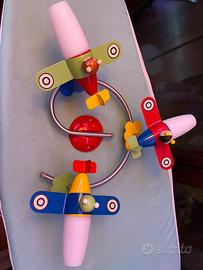 Lampada per cameretta con aerei