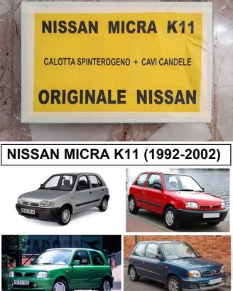 Calotta + Cavi Candele Nissan Micra k11  1992-2002