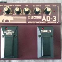 Boss AD3 pedaliera effetti per strumenti acustici