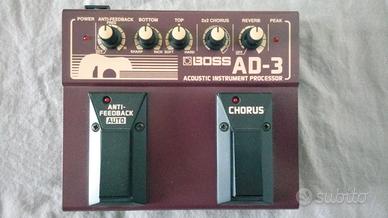 Boss AD3 pedaliera effetti per strumenti acustici