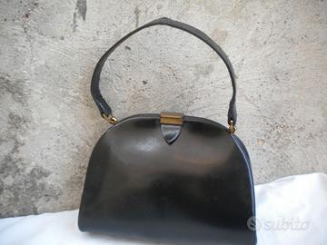 Borsa donna anni 50 vitello nero