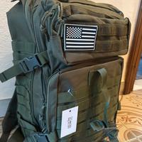 Zaino tattico robusto impermeabile verde militare