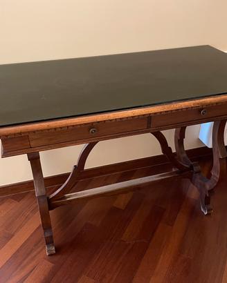 Scrivania antica in legno anni ‘50 stile fratino