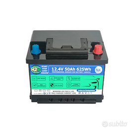 Batteria al Sale H2W 12.4V 50Ah 620Wh 900CCA