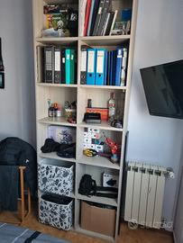 camera da letto(letto, armadio e libreria)