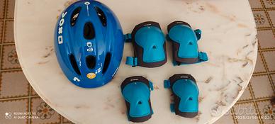 protezioni casco ginocchiere e gomitiere bambino 