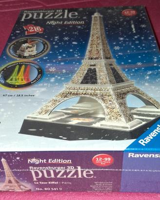 Ravensburger Puzzle 3D Tour Eiffel Night Edition -