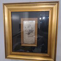 quadro san francesco in argento 800