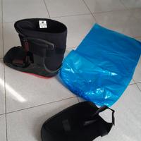 tutore piede  + copristivale+ ciabatta gesso