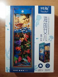 Puzzle 3D book nook la sirenetta