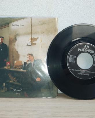 LP 45 giri Vinile 7 " - 1987 Pet Shop Boys - It's