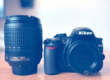 Nikon D3100 + obiettivo 18-105