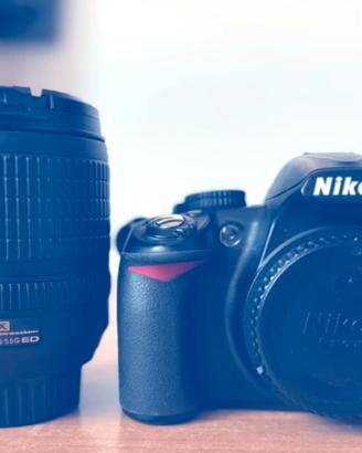 Nikon D3100 + obiettivo 18-105