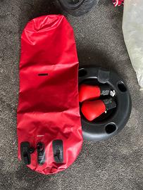 Sacco pugilato con base e guanti