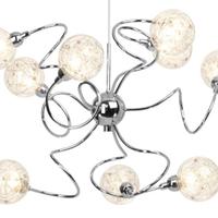 Lampadario cromato Joya