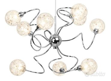 Lampadario cromato Joya