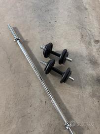 Set manubri e bilanciere