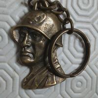 PORTACHIAVI CON MEDAGLIA MUSSOLINI,