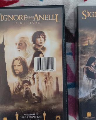 film vhs il signore degli anelli 2-3