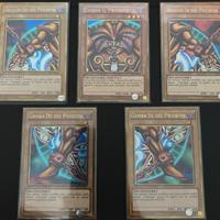 Lotto carte Yugioh - Exodia