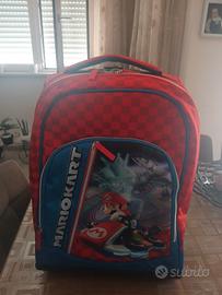 zaino scuola trolley super mario kart