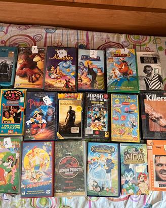 Lotto di videocassette