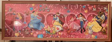 principesse disney puzzle quadro