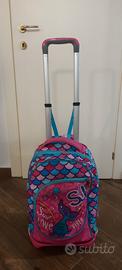 zaino scolastico marca SJ  con carrello x bambina