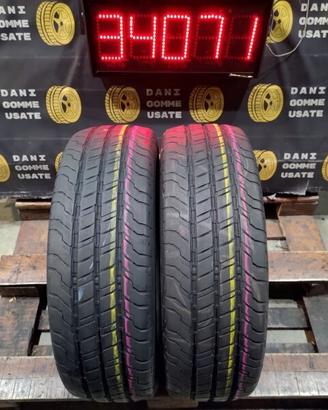 2 GOMME USATE 195 60 16C CARCO PER FIAT DOBLO