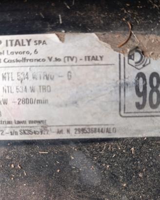 Rasaerba Alpina  51cm  4CV con trazione 
