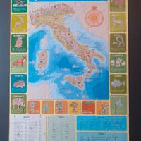 Puzzle italia didattico double face