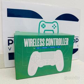 Wireless Controller Ps4/Pc Compatibile Bianco Nuov