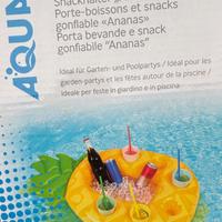 Porta bevande gonfiabile galleggiante