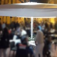 Ombrellone Leonardo alluminio bianco  CM 500x700