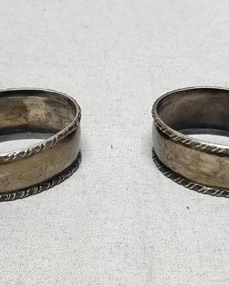 porta tovaglioli in argento vintage anni '50