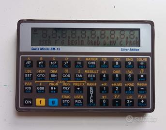 Calcolatrice SwissMicros DM15 clone HP-15C