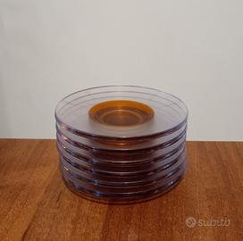 sei piattini vintage Guzzini 