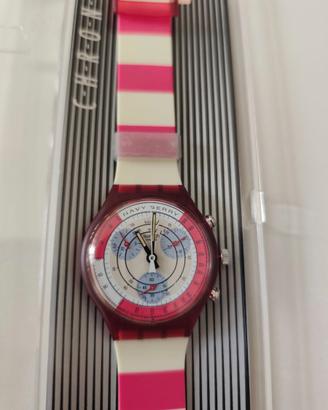 Oologio Swatch Chrono NAVY BERRY