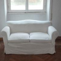 Divano due posti di tappezzeria bianco/ramage 