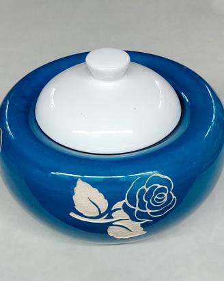 Biscottiera vintage in ceramica artistica italiana